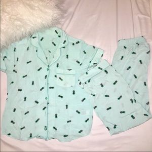 Pineapple tropical pajamas